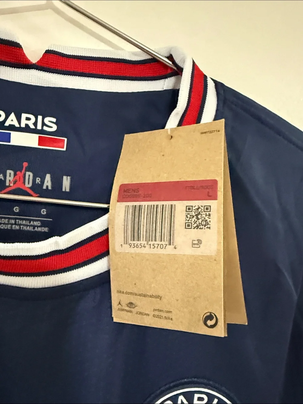 Paris Messi Saint-Germain Navy Home Jersey with Red & White Trim